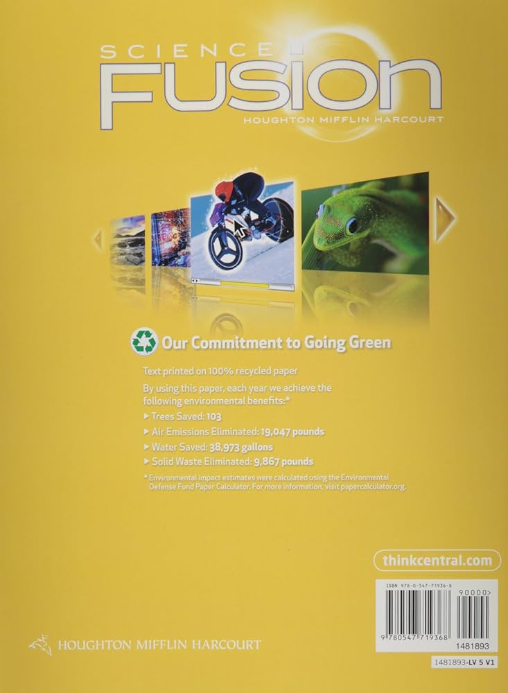 Sciencefusion: Student Edition Interactive Worktext